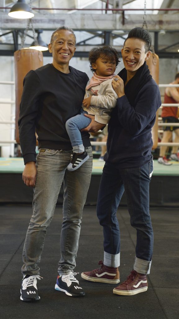 For Aboro, Yuen and daughter Blue Stella, boxing is a family affair