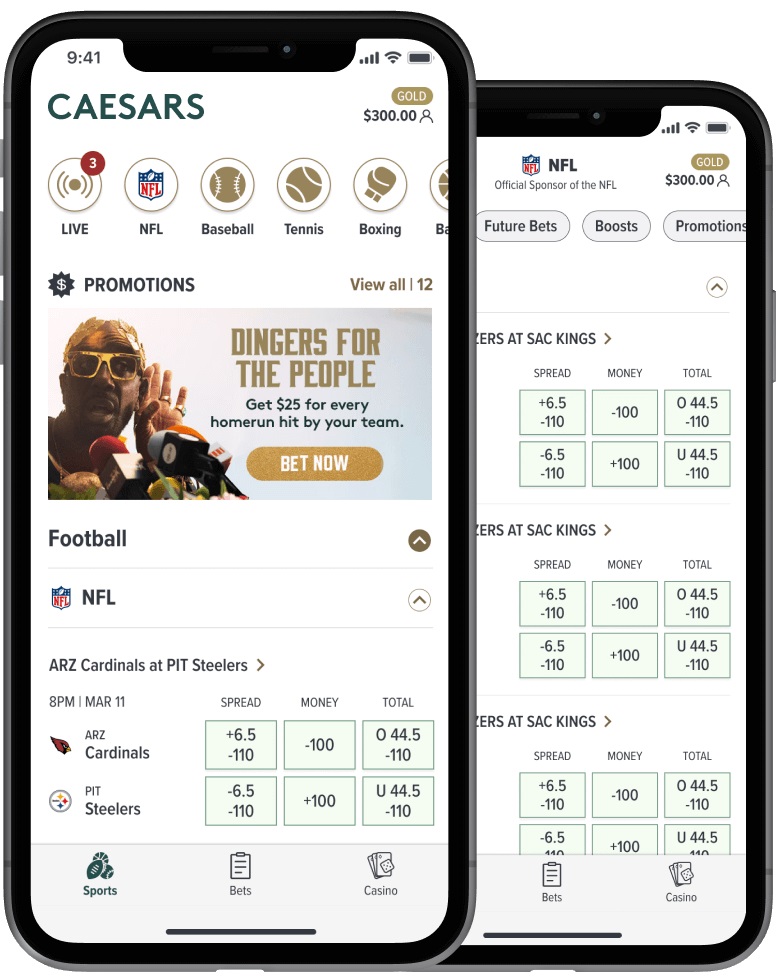 Caesars Sportsbook App | Source: Caesars Entertainment